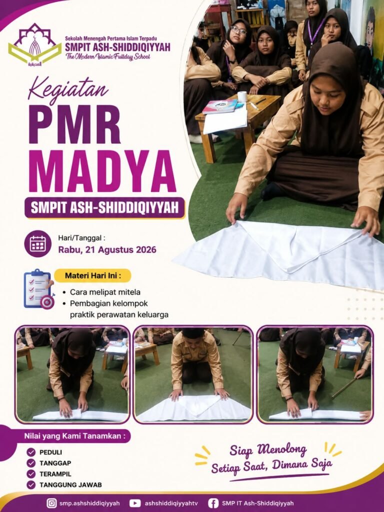 Program Terapan PMR SMPIT Ash-Shiddiqiyyah